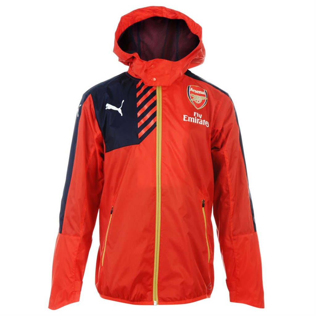 arsenal waterproof jacket