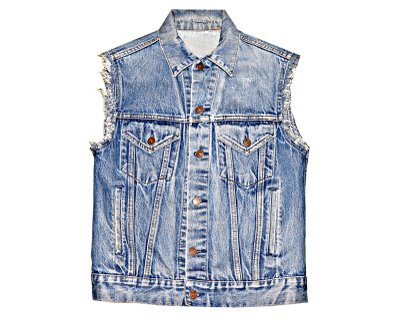 Denim jacket into a vest – Modern fashion jacket photo blog