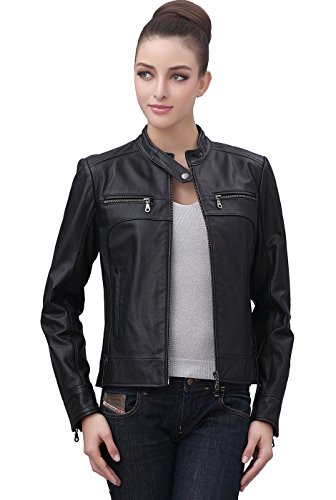 Female Black Leather Jacket - My Jacket