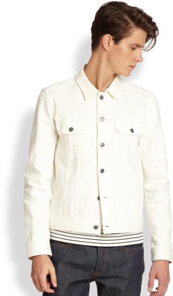 White Denim Jackets For Men - JacketIn