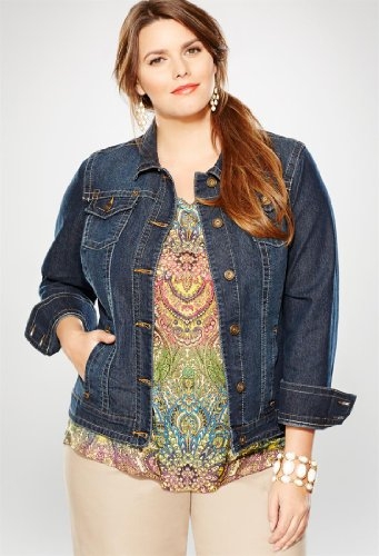 Denim jacket for plus size – New Fashion Photo Blog