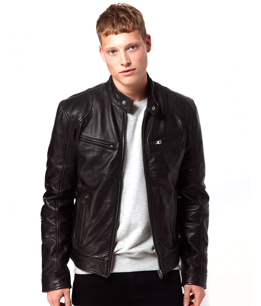 Black leather jacket for mens – Modern fashion jacket photo blog