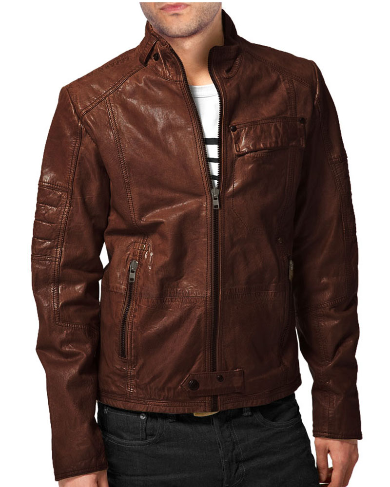 Brown Leather Jacket 22