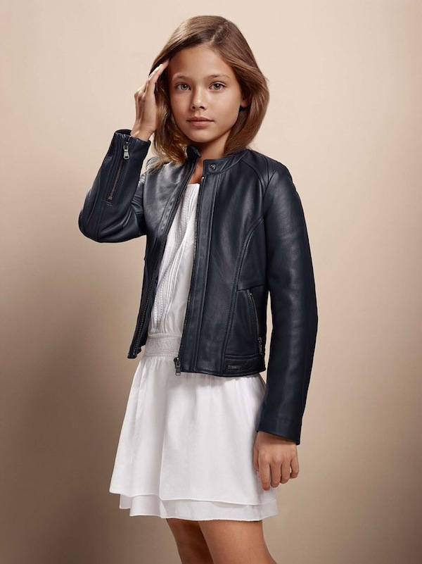 Little Girls Black Leather Jacket - My Jacket