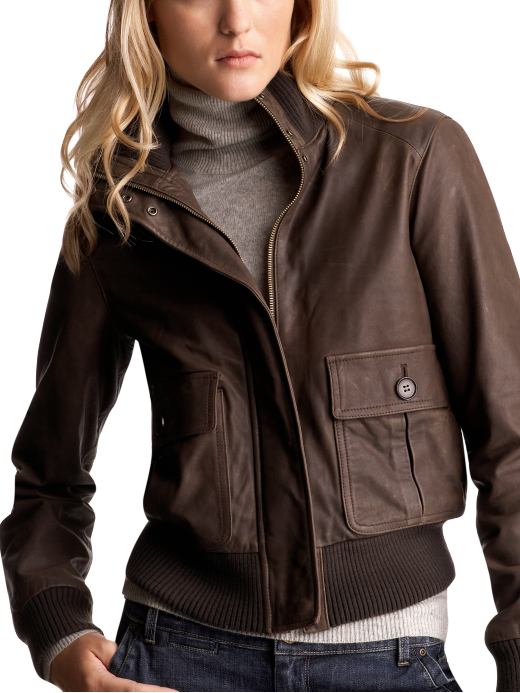 Bomber leather jacket ladies – Modern fashion jacket photo blog