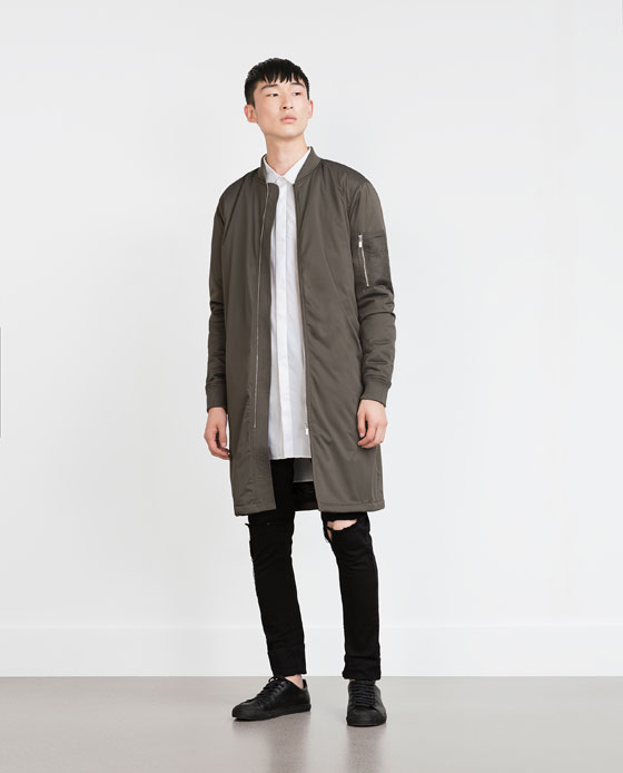 Collection Long Bomber Jacket Mens Pictures - The Fashions Of Paradise