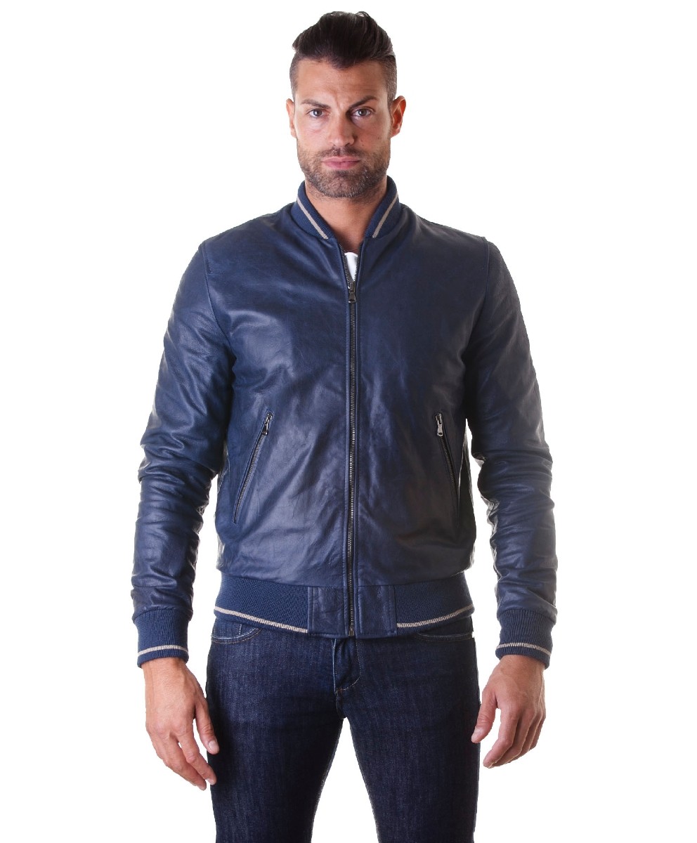 Blue Leather Jackets – Jackets