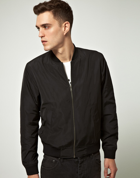 Collection Mens Black Bomber Jacket Pictures - Reikian