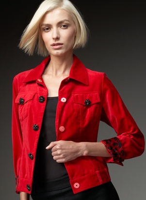 Red Jean Jacket For Women - My Jacket