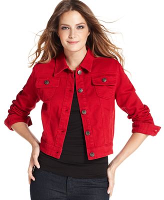 Colored Jean Jackets For Women - Coat Nj