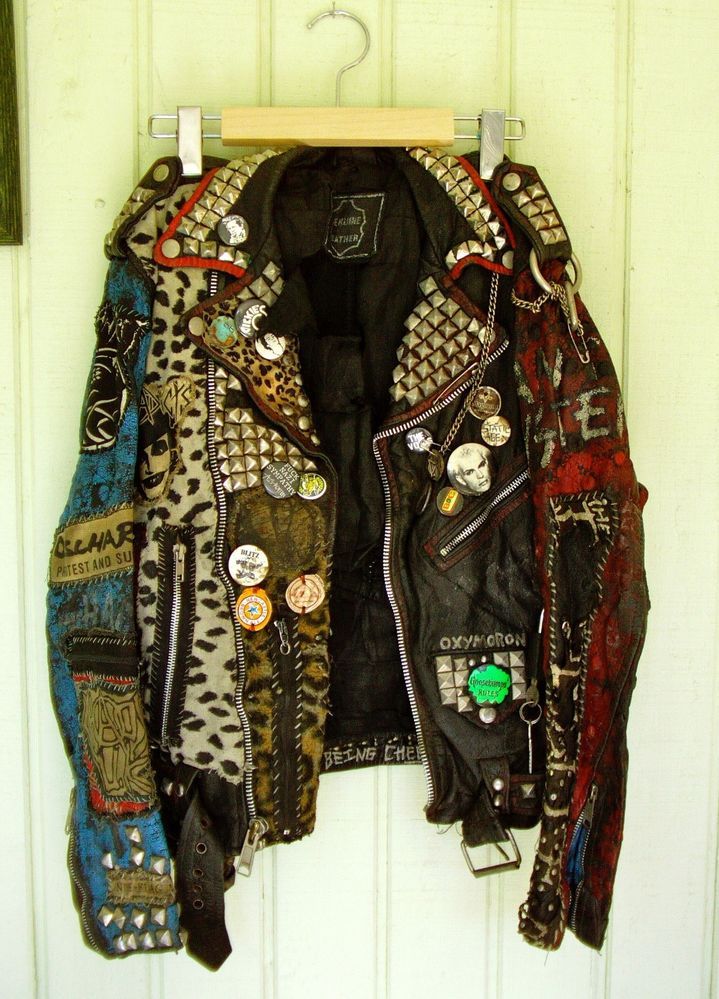 Black Jean Jacket Painting Ideas : Punk Jackets – Jackets | misnarehal ...