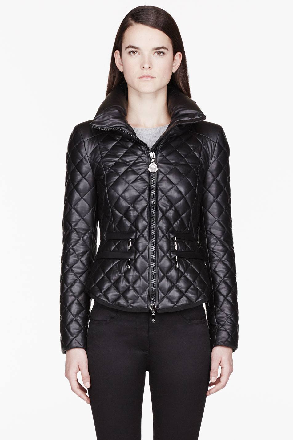 Black Quilted Leather Jacket – Jackets