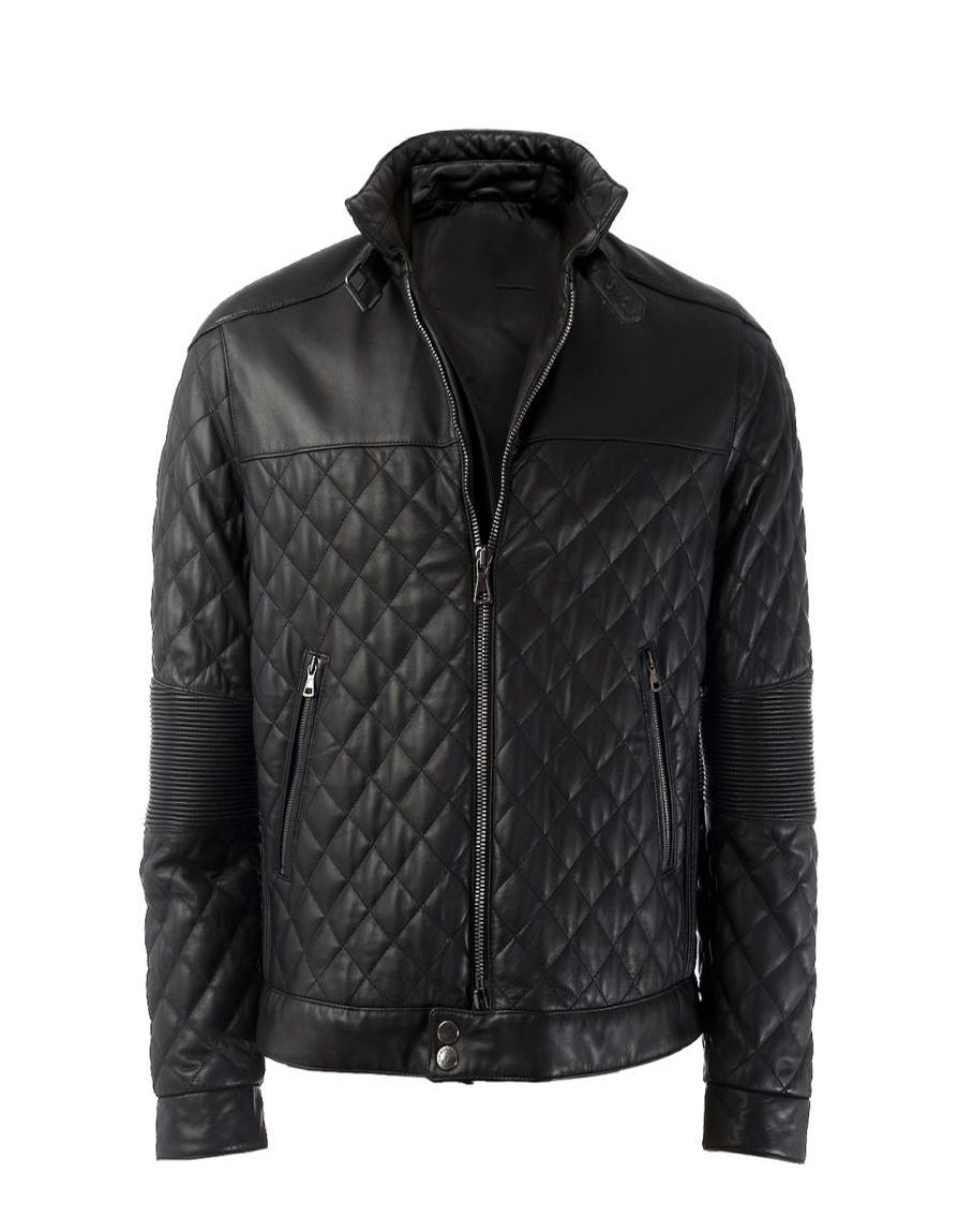 leather jacket for inverted triangle