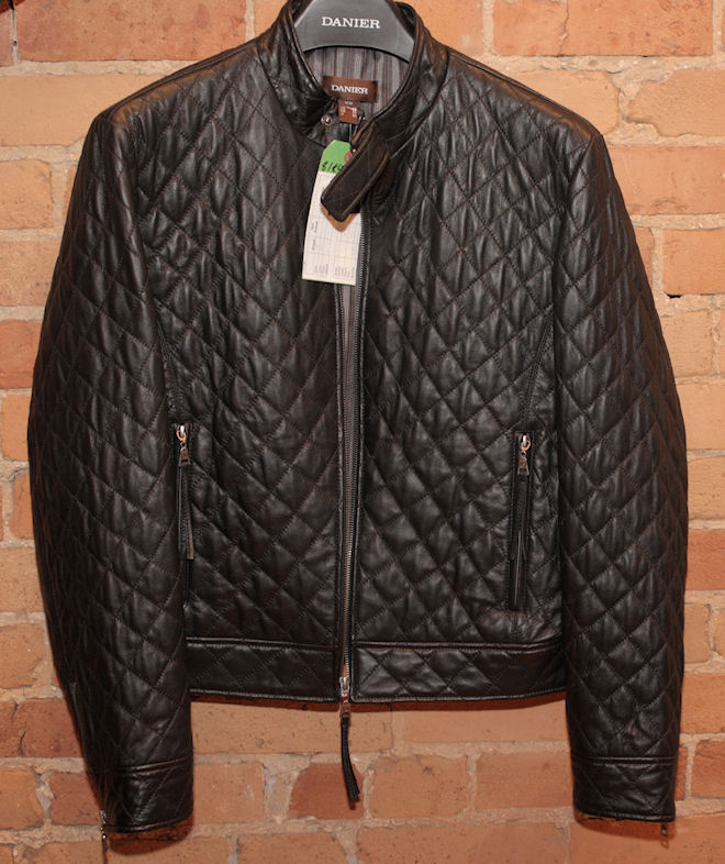 Quilted Leather Jacket Mens Jackets
