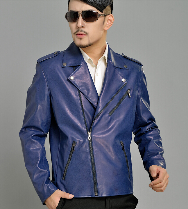 Blue Leather Jackets – Jackets