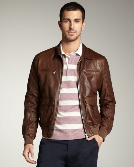 Brown Bomber Jackets - Jackets