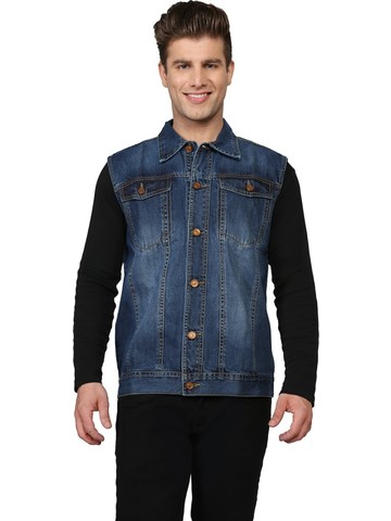 Sleeveless Denim Jackets - Jackets