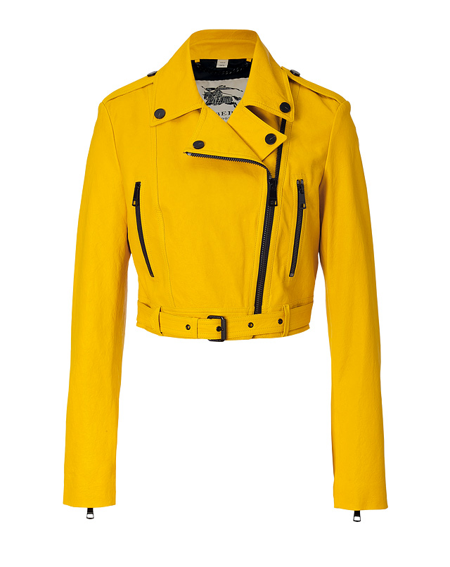 Yellow Leather Jackets - Jackets