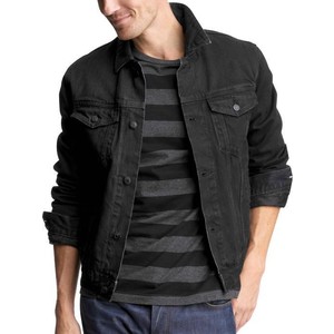 gap mens black denim jacket