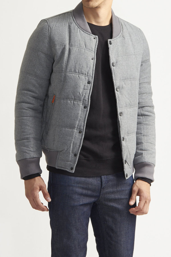 Quilted Bomber Jacket Mens – Jackets