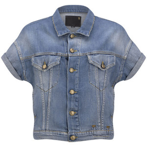 short sleeve jean jacket womens