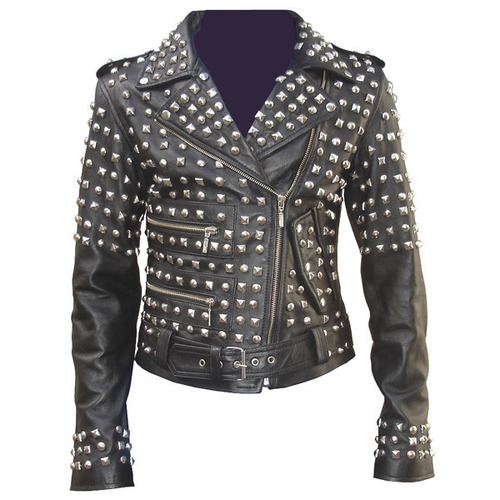 Studded Leather Jackets - Jackets