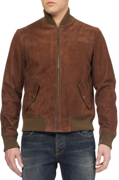 Suede Bomber Jackets – Jackets