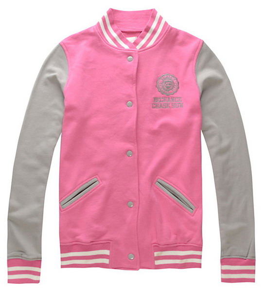 2017 New Design of Similiar Pink With A Varsity Letter Jacket Girls Keyword...