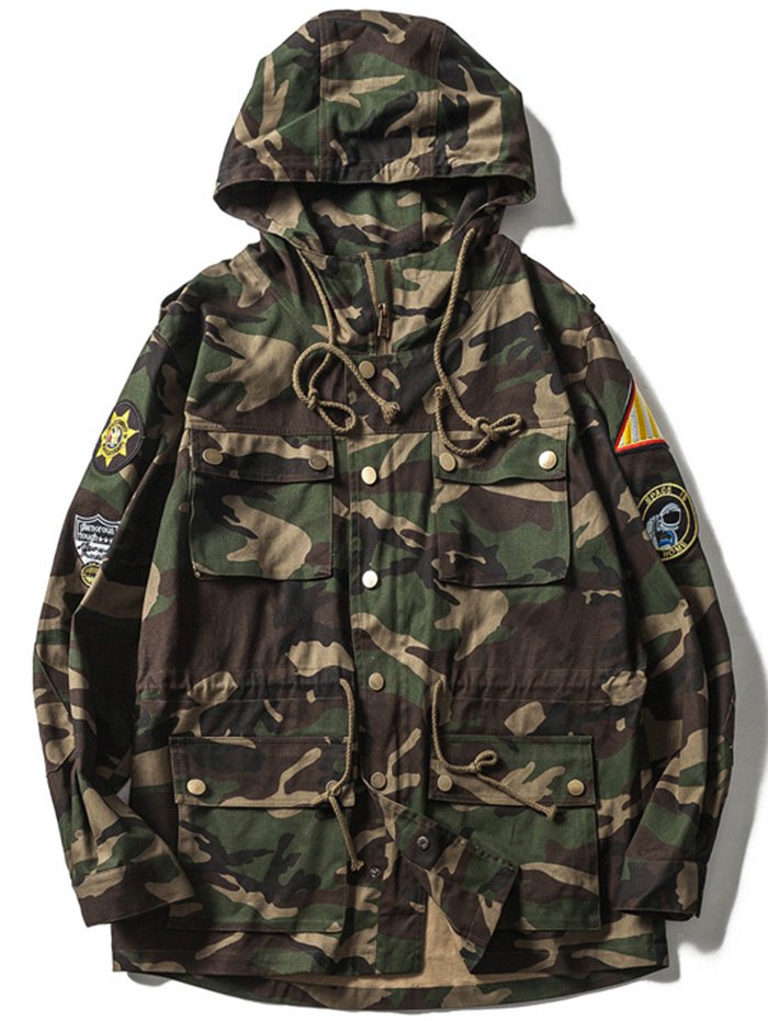 Green Camo Jacket Jackets
