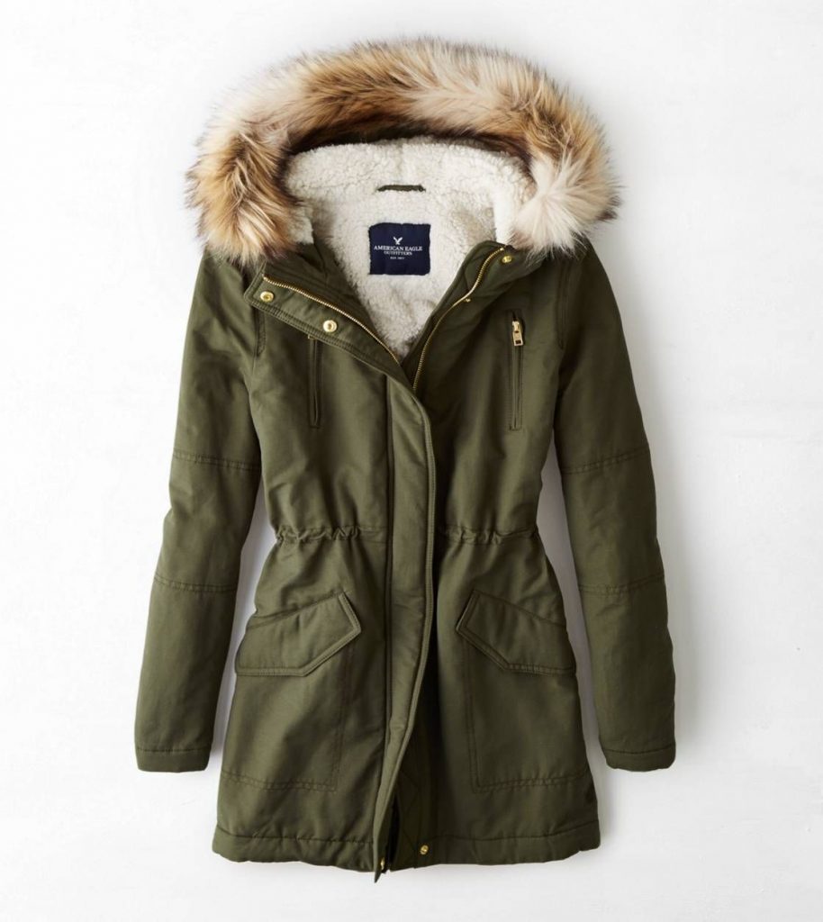Green Winter Jacket Jackets