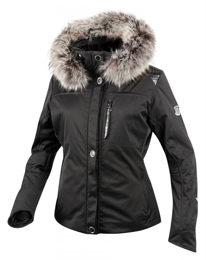 womens black ski jacket