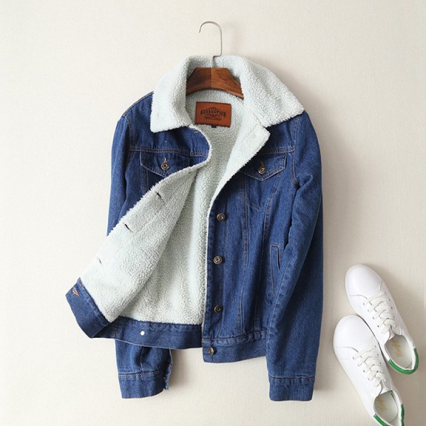 Denim Winter Jacket - Jackets