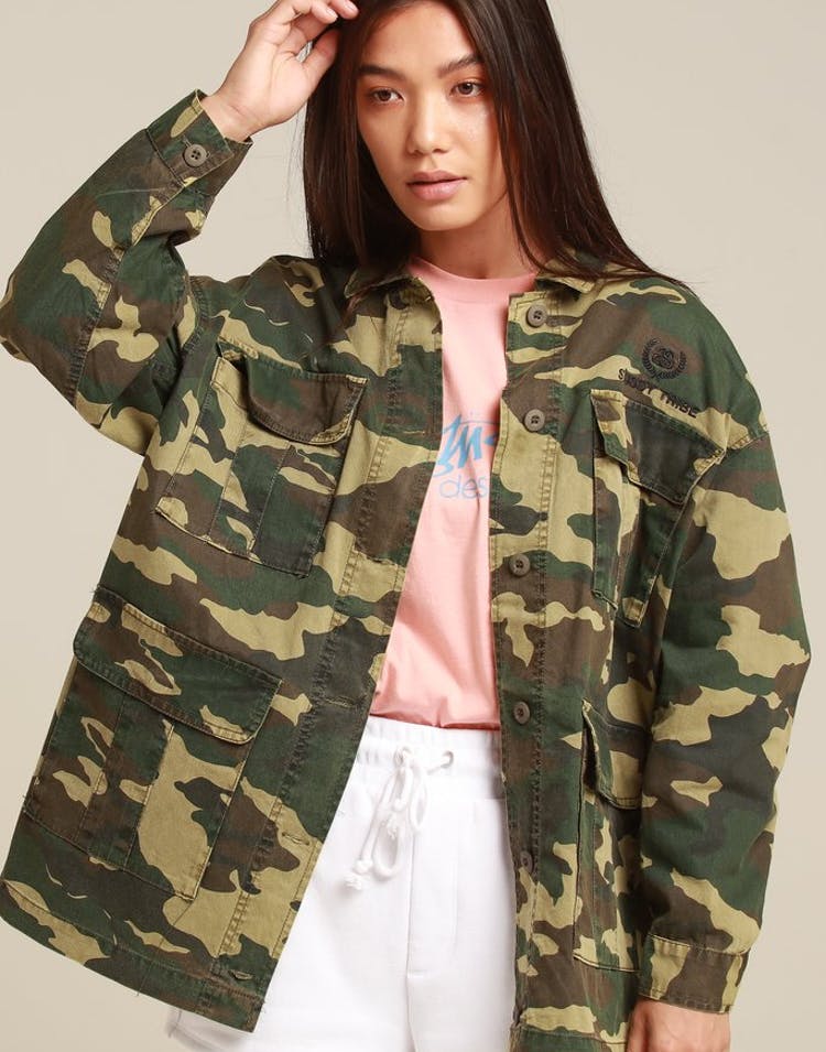 Green Camo Jacket Jackets