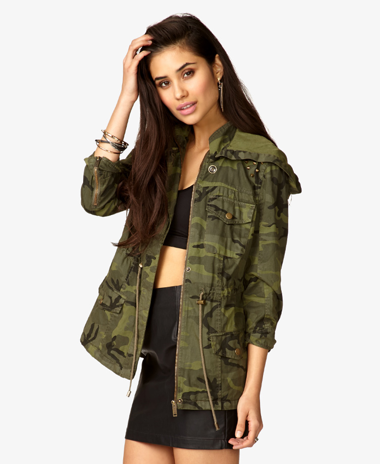 Green Camo Jacket Jackets