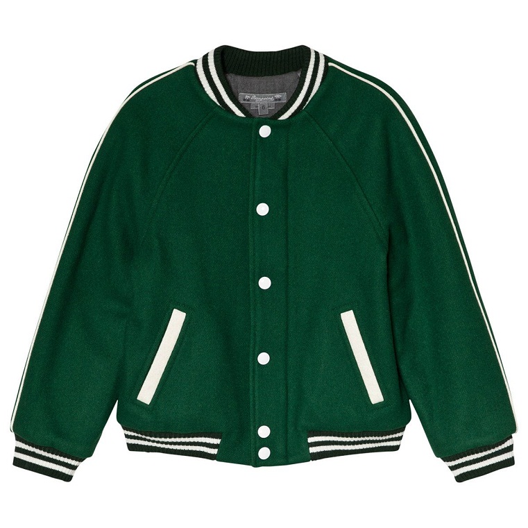 Green Varsity Jacket - Jackets