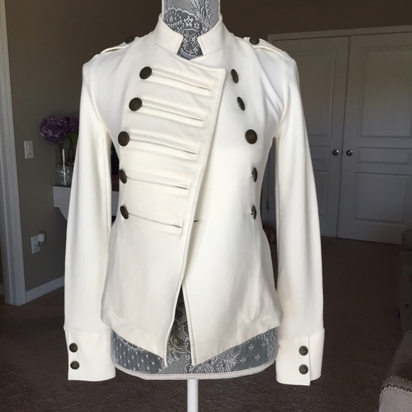 White Military Jacket Jackets