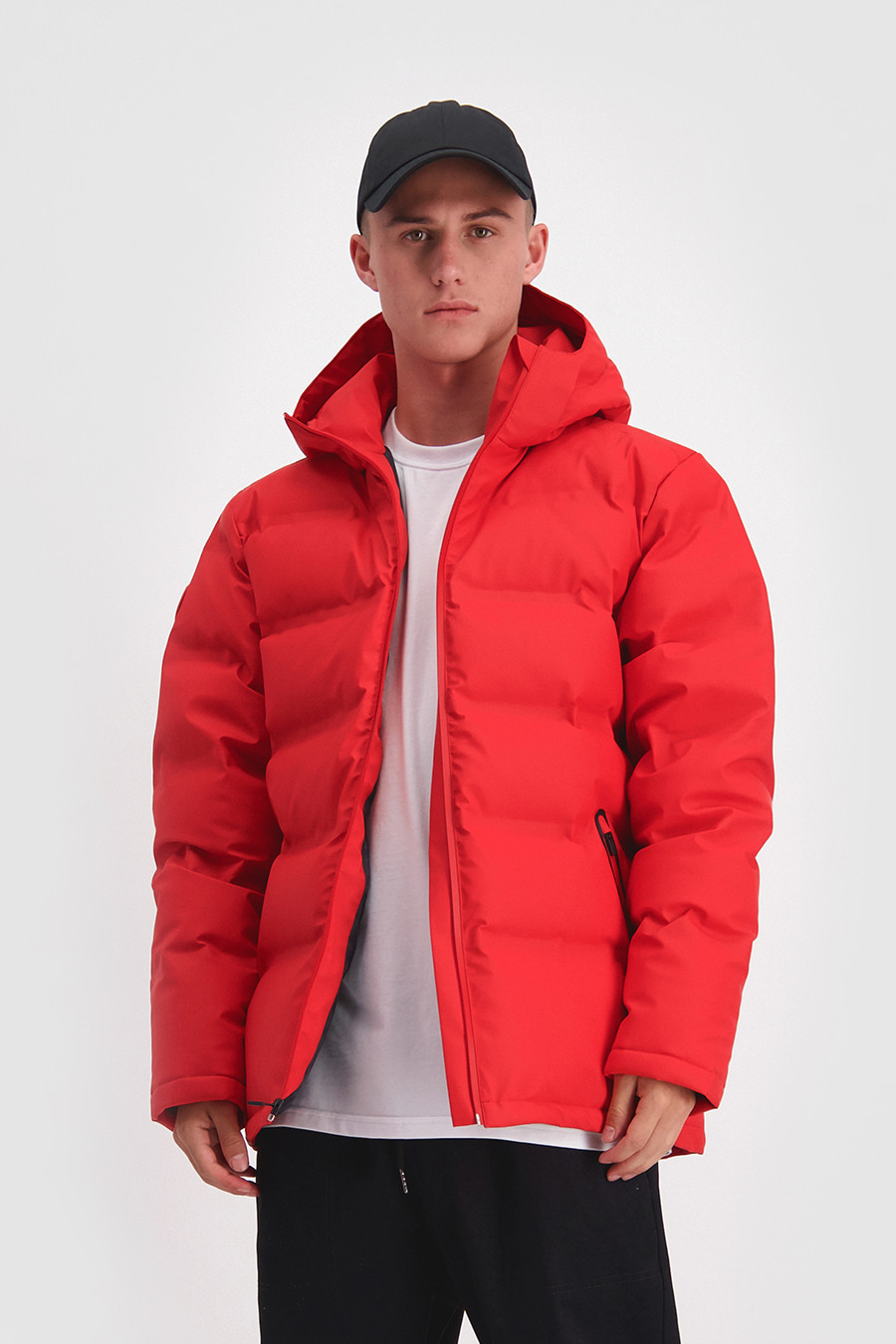 Red Down Jacket - Jackets