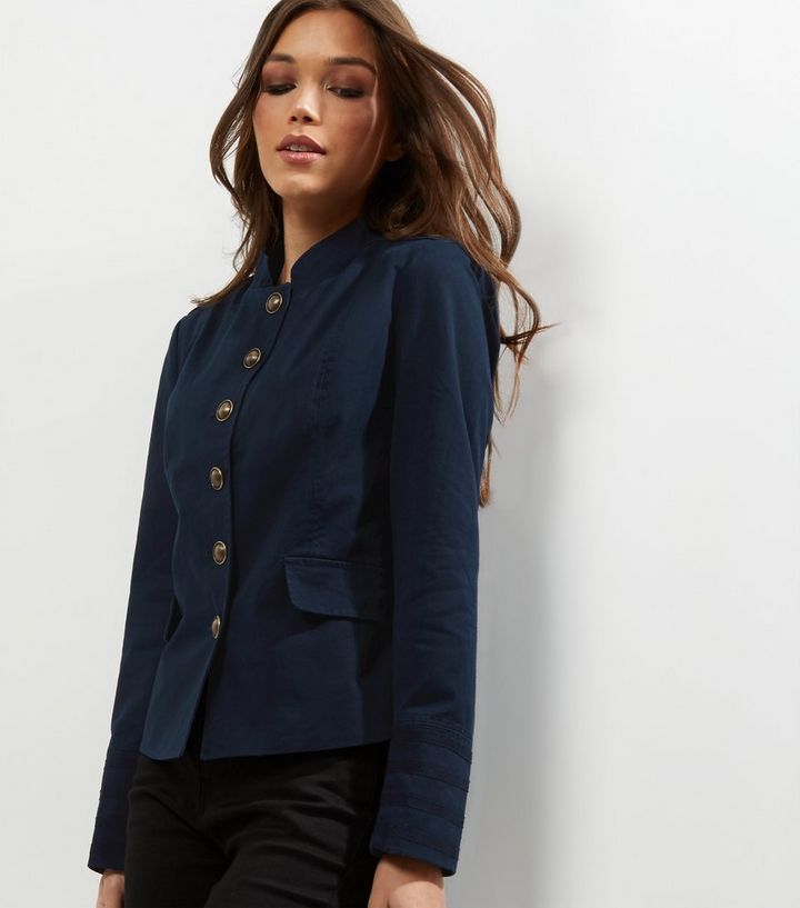 Navy Military Jacket Jackets