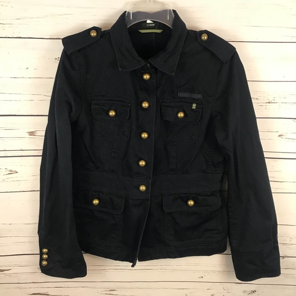 Navy Military Jacket - Jackets
