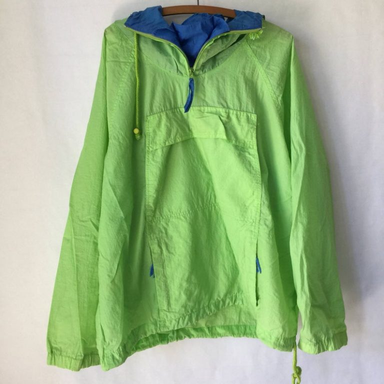 Green Windbreaker Jacket Jackets