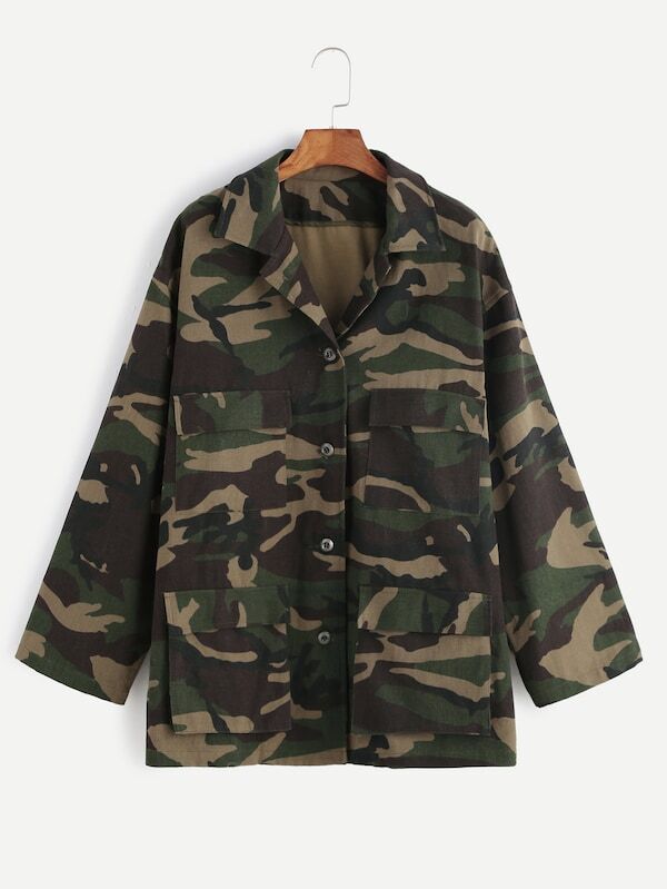 Green Camo Jacket Jackets
