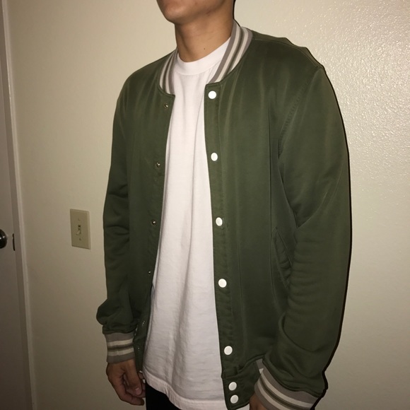 Green Varsity Jacket Jackets