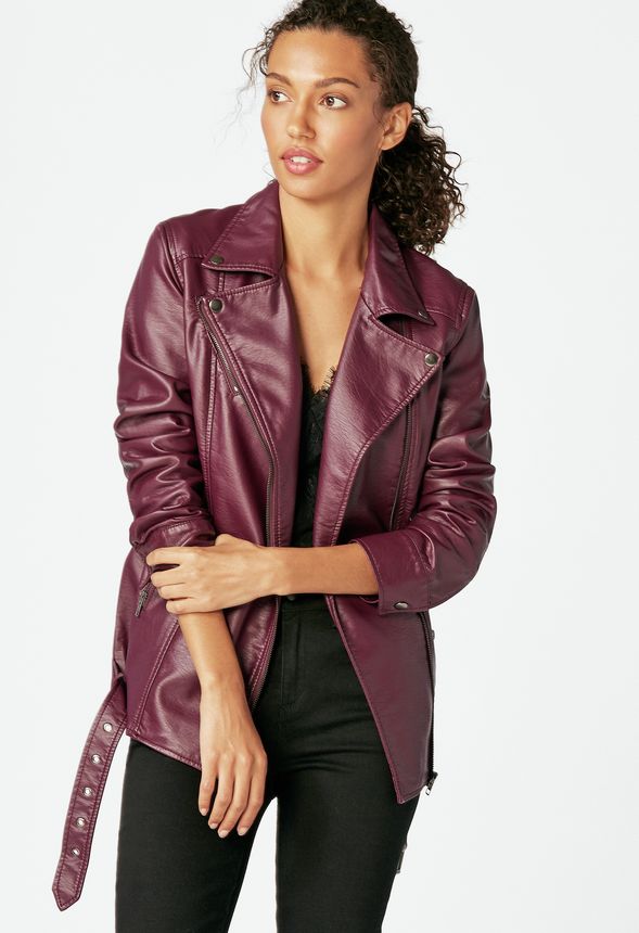 Oversized Biker Jacket Jackets