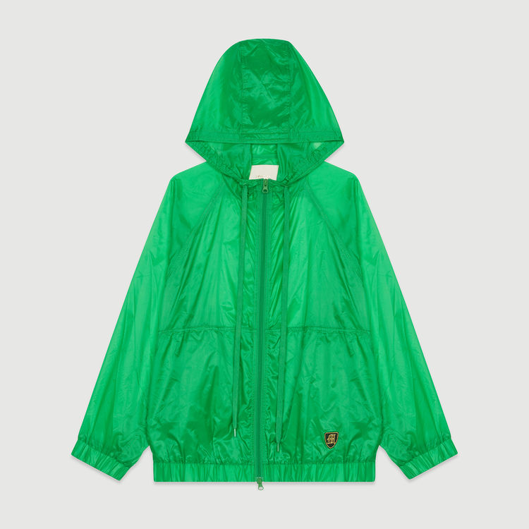 Green Windbreaker Jacket - Jackets