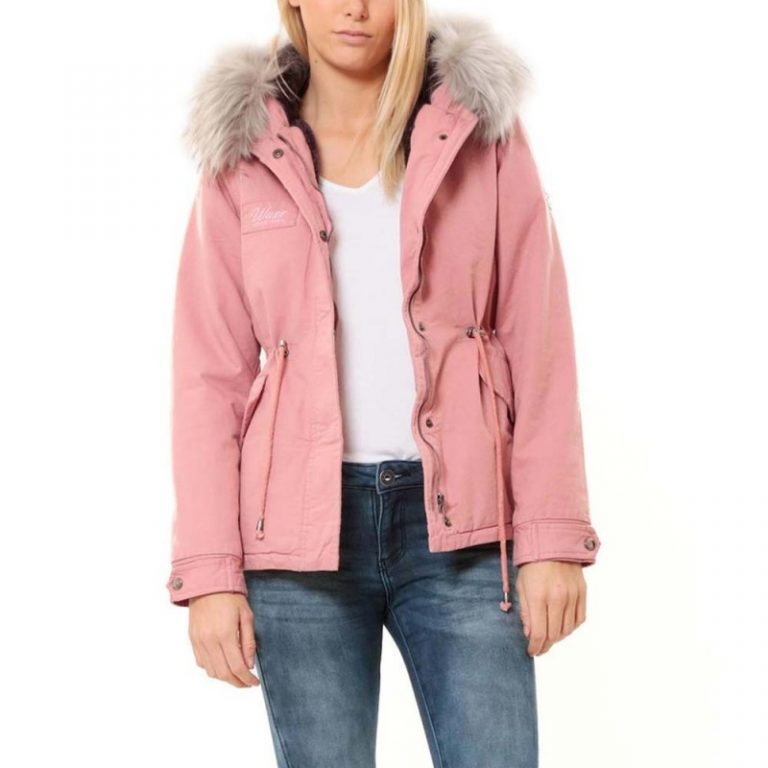 Pink Parka Jacket Jackets