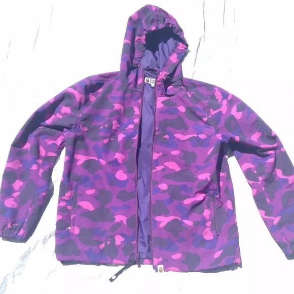 Purple Camo Jacket - Jackets