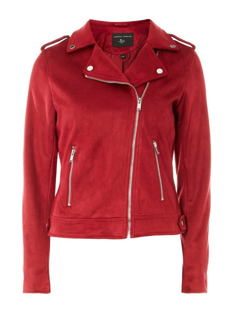 Red Biker Jacket - Jackets
