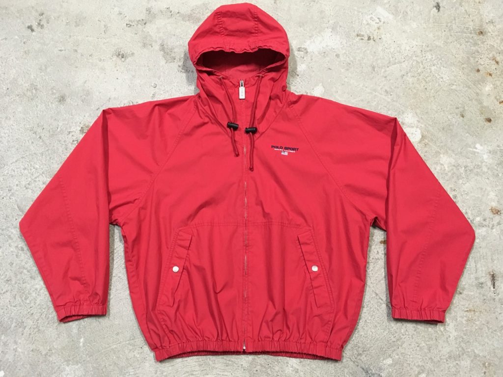 Red Windbreaker Jacket Jackets