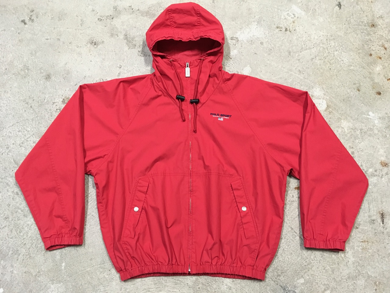 Red Windbreaker Jacket - Jackets