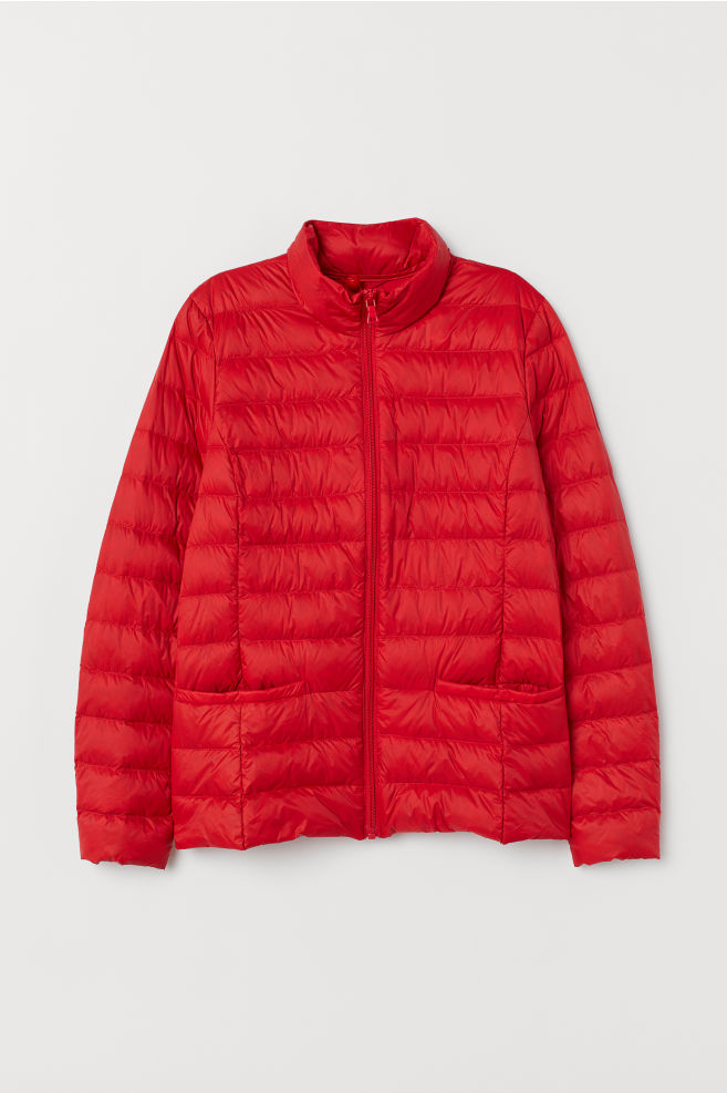 Red Down Jacket - Jackets